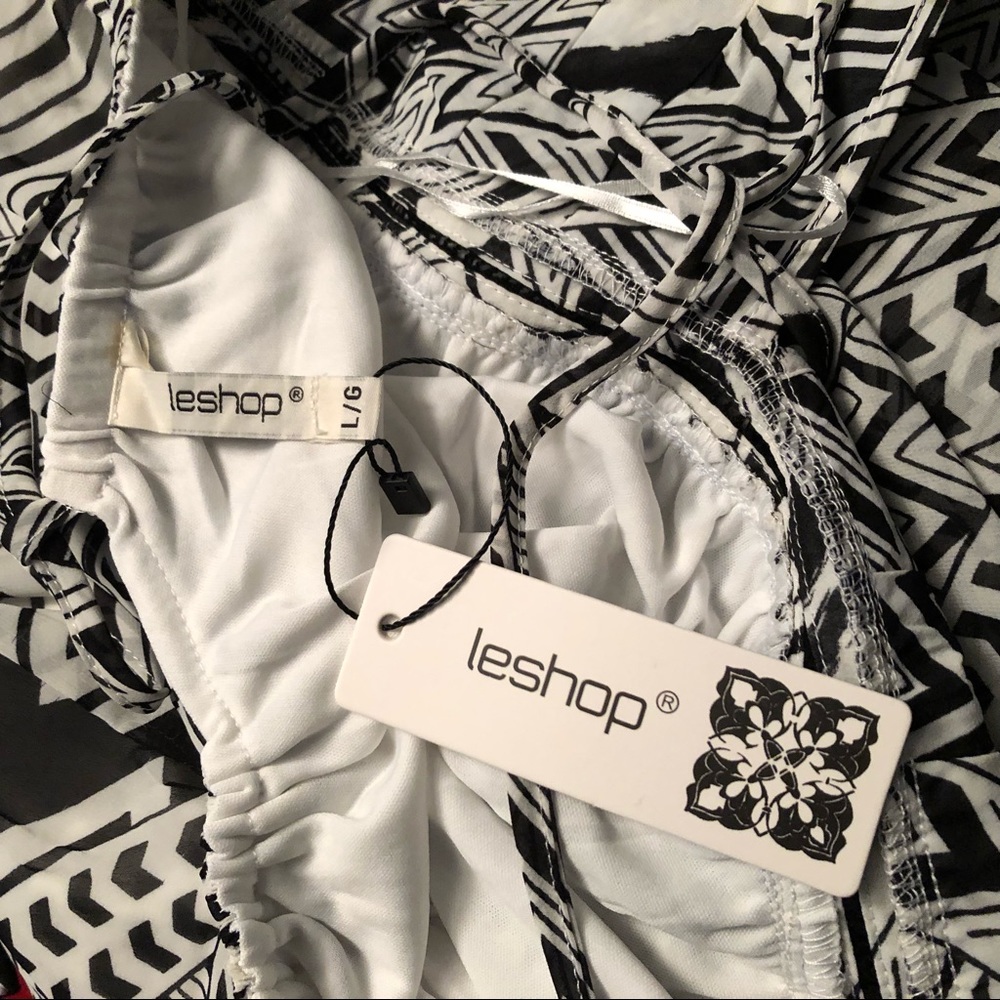 Leshop Chiffon Maxi Sundress Dress NWT - Picture 4 of 7